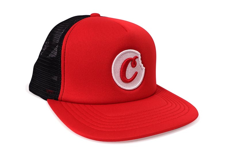 COOKIES C-BITE TRUCKER HAT (RED/WHITE) CM234XTH09