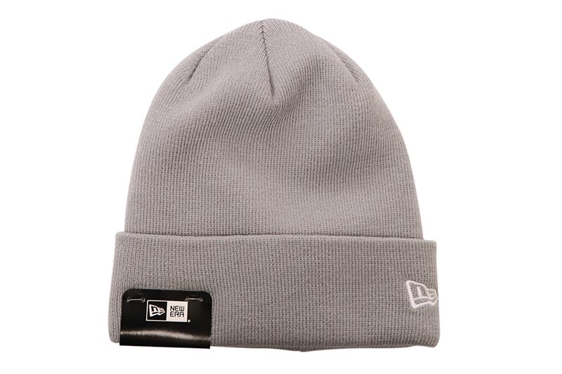 NEW ERA BASIC CUFF KNIT (LIGHT GREY/WHITE FLAG) 11120489