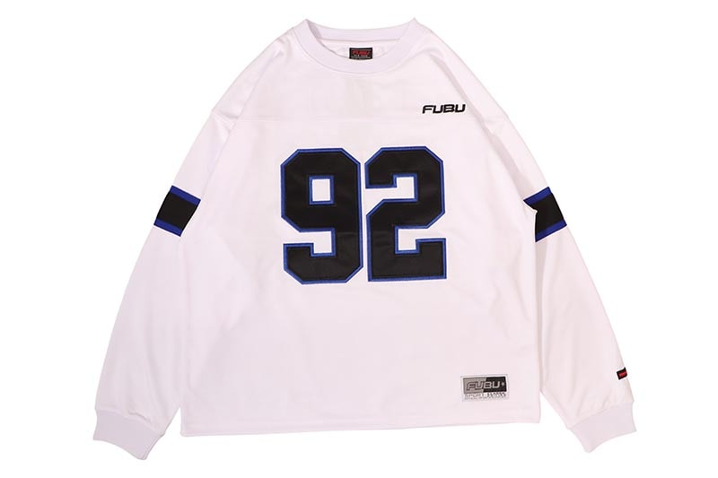 FUBU FOOTBALL SHIRTS (FAM-61706:WHITE)
