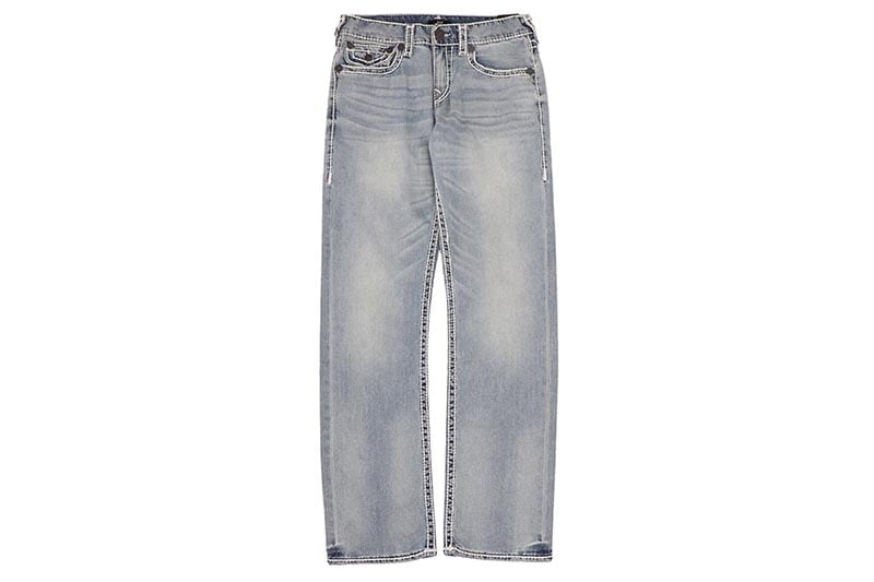 TRUE RELIGION RICKY ROPE STITCH STRAIGHT JEAN 34