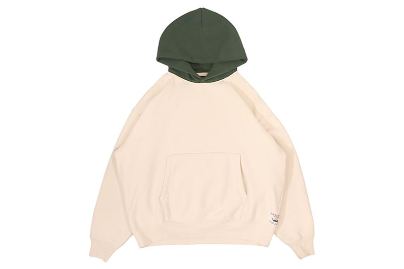 STUSSY TWO TONE HOODIE (118584:BIRCH)