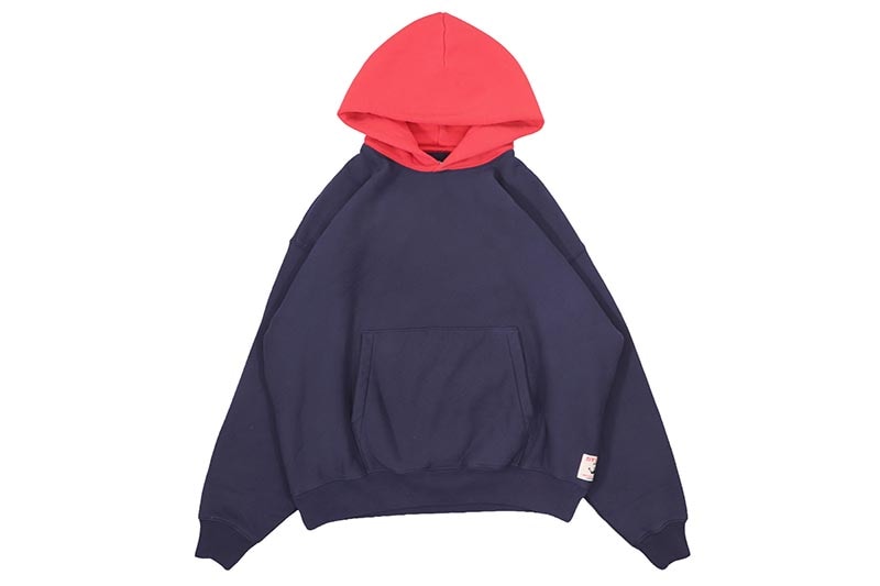 STUSSY TWO TONE HOODIE (118584:FADED BLUE)