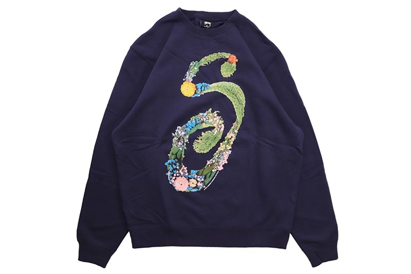 STUSSY FLORAL CREW (NAVY) 1914619