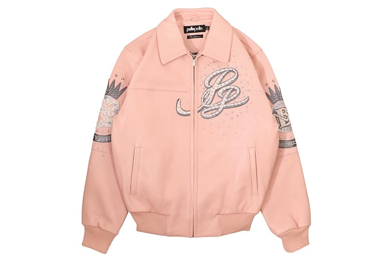 ⭐*︎様 pelle pelle ペレペレ　レザージャケット　ピンク Pelle Pelle 48TH ANNIVERSARY JACKET (126-37585-DPS:DISTRESSED PINK