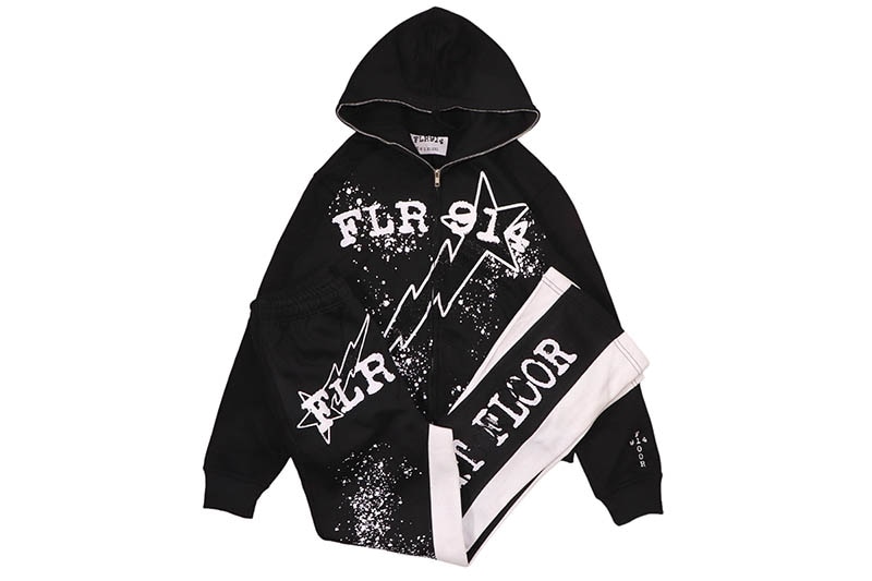 FLOOR 914 JET BLACK RHINESTONE ALL STAR SET (BLACK/BLACK) | Brand
