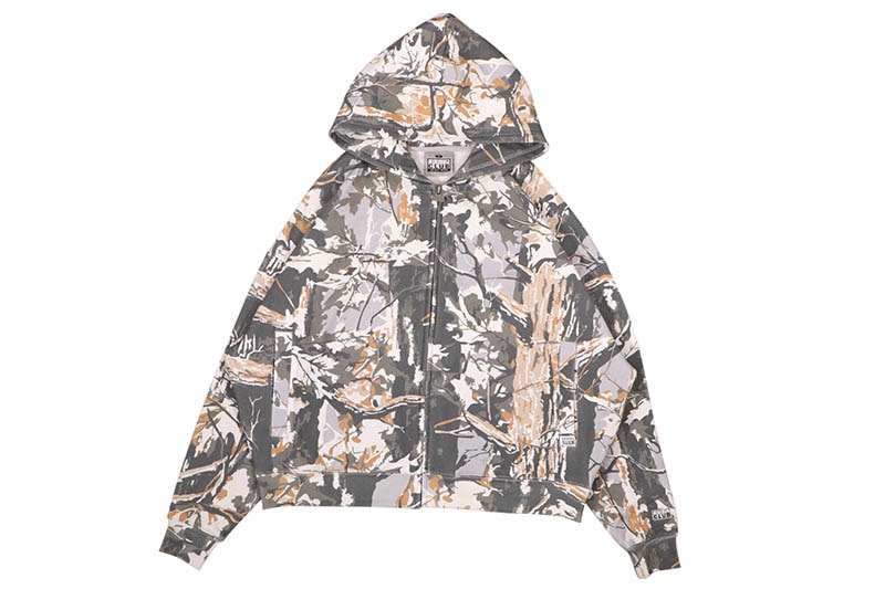 PRO CLUB HEAVYWIDE FLEECE ZIP-UP HOODIE (SNOW TREE CAMO) 54PC0301