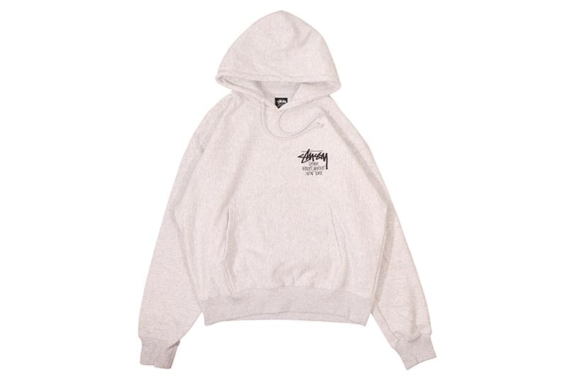 STUSSY STOCK DSM NEW YORK HOOD (ASH HEATHER)