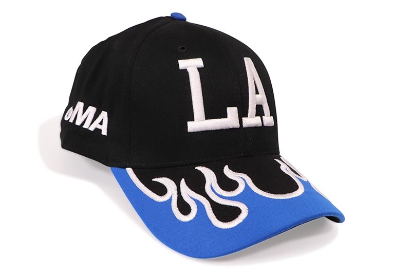 oMA STUDIOS LA FLAME HAT (BLK/BLUE) | Brand,M-R,oMA STUDIOS