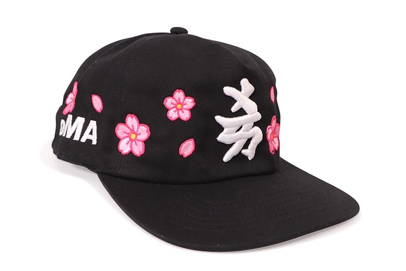oMA STUDIOS NY KANJI CHERRY BLOSSOM HAT (BLACK) | Brand,M-R,oMA