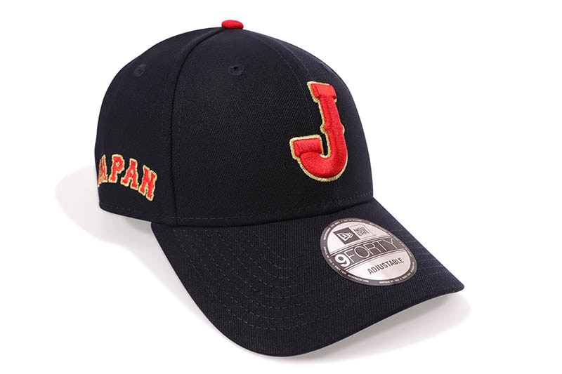 NEW ERA WORLD BASEBALL CLASSIC SIDE JAPAN LOGO 9FORTY ADJUSTABLE CAP (NAVY) 14948213