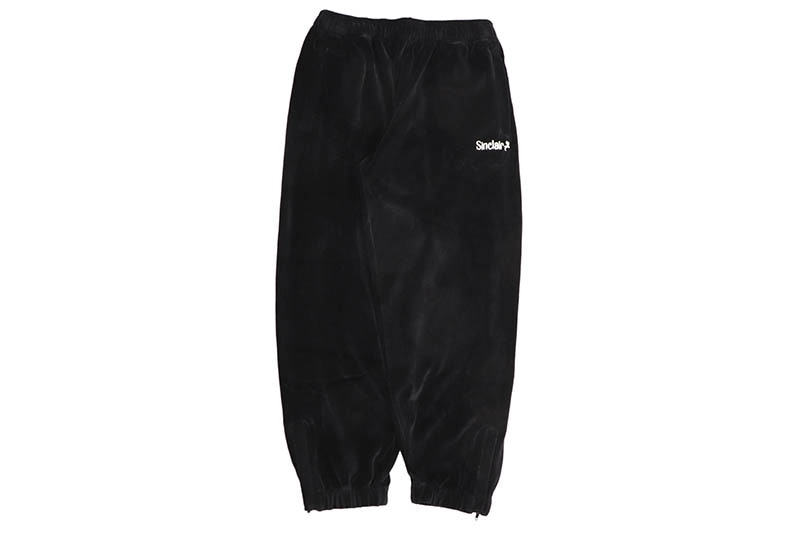 SINCLAIR VELOUR PANTS (BLACK)
