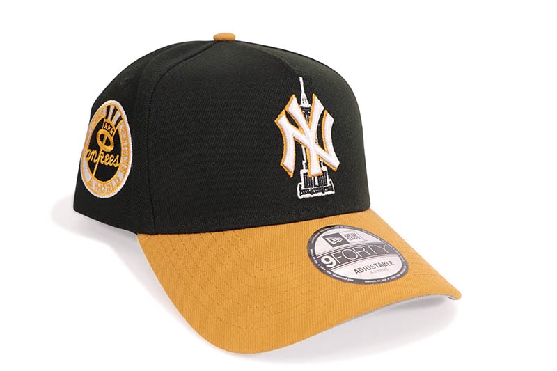 NEW ERA NEW YORK YANKEES EMPIRE STATE PRIME EDITION 9FORTY AF ADJUSTABLE CAP (1962 WORLD SERIES SIDE PATCH/GREY UNDER VISOR/BLACK PANAMA)