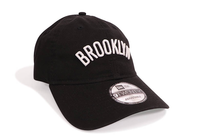 NEW ERA BROOKLYN NETS 9TWENTY ADJUSTABLE CAP (BLACK)