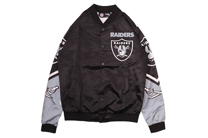 CHALK LINE LAS VEGAS RAIDERS FANIMATION SATIN JACKET (CL23LV000