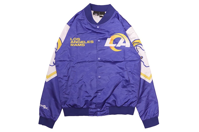 CHALK LINE LOS ANGELES RAMS FANIMATION SATIN JACKET (CL23LAR000)