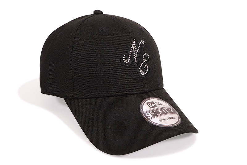 NEW ERA CLASSIC LOGO RHINESTONE 9FORTY ADJUSTABLE CAP (BLACK) 14942639