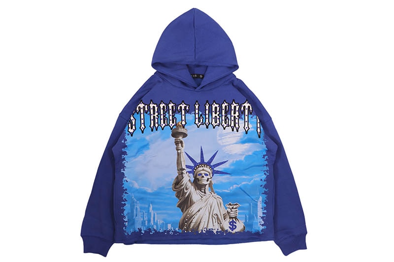 FOCUS STREET LIBERTY CROPPED HOODIE (80771:ROYAL)