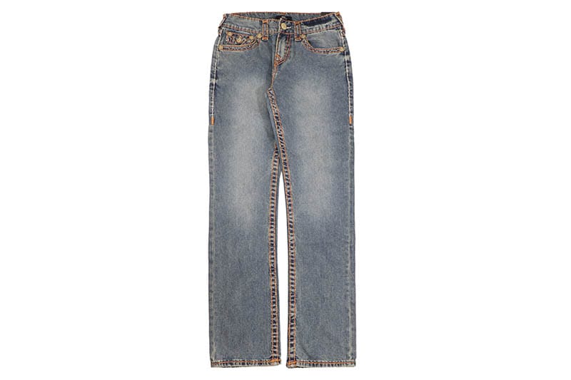 TRUE RELIGION RICKY SUPER T FLAP 34�� (110007:SEPIA DAWN MEDIUM WASH)