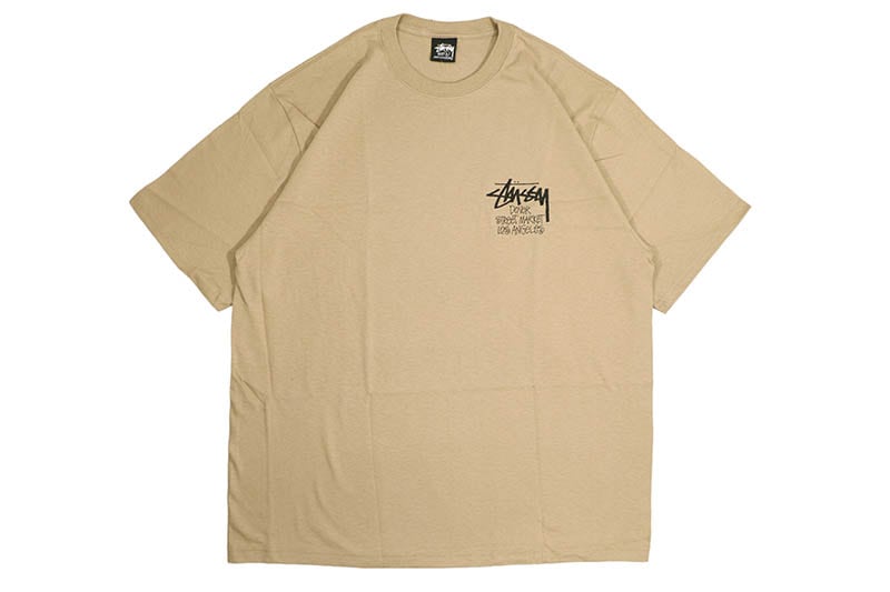 STUSSY STOCK DSM LOS ANGELES T-SHIRT (KHAKI) | Brand,S-Z,STUSSY