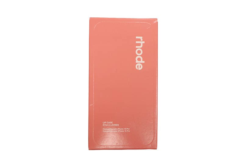 RHODE LIP CASE IPHONE 15 PRO (PEACH PIT)