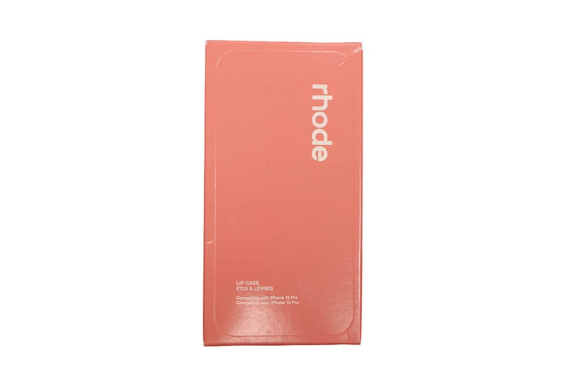 【全機種対応】rhode peach pitケースリップ付き RHODE LIP CASE IPHONE 15 PRO (PEACH PIT) | Brand,M-R,RHODE
