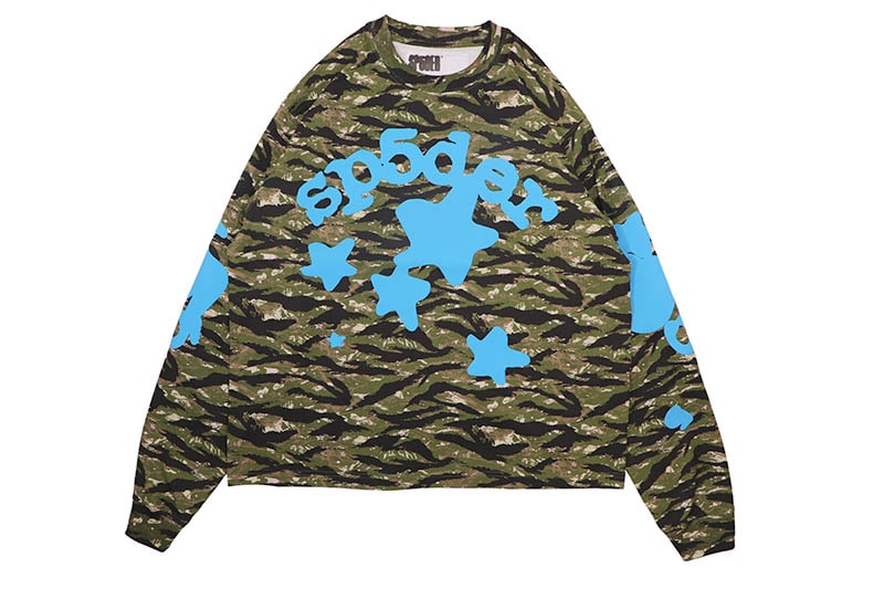 SP5DER BELUGA LS T-SHIRTS (CAMO)