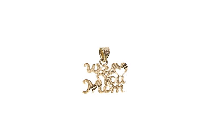 WE LOVE YOU MOM CHARM