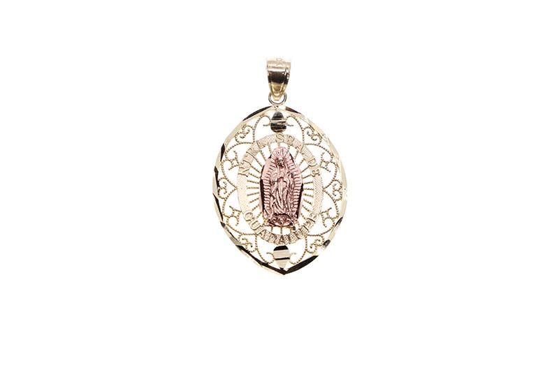 VIRGIN MARY OVAL CHARM