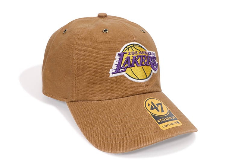 '47 LOS ANGELES LAKERS CARHARTT ��47 CLEAN UP (CARHARTT BROWN)