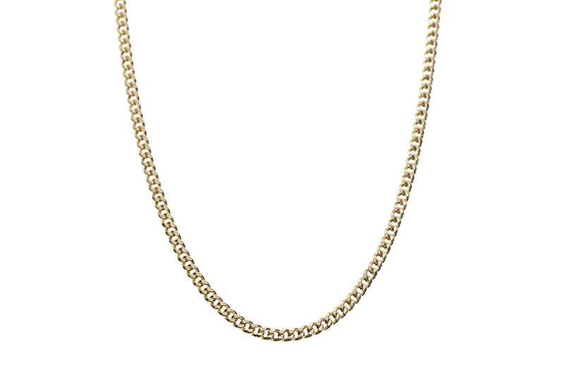 10K CUBAN CHAIN 18INCH
