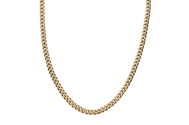 10K CUBAN CHAIN 18INCH