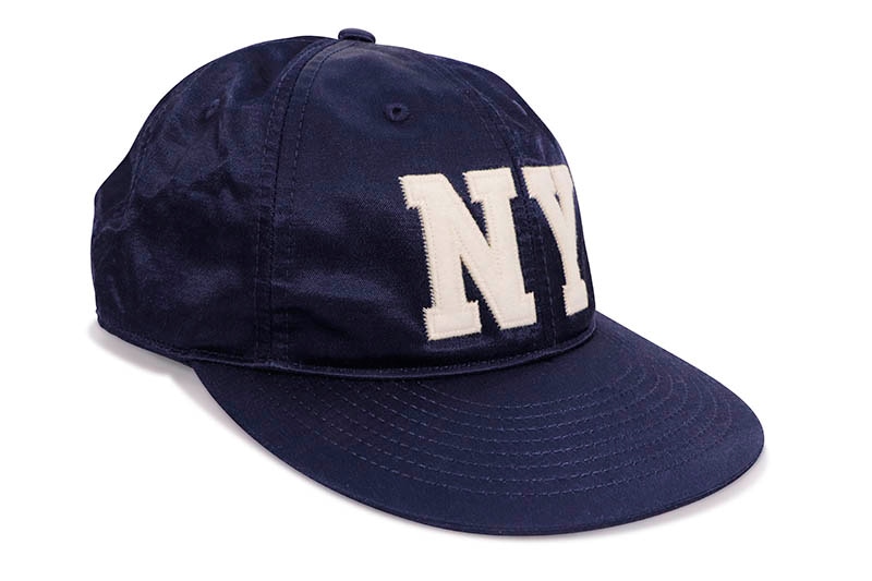 POLO RALPH LAUREN NY PATCH SATIN BALL CAP (710941909001:NEW PORT NAVY)