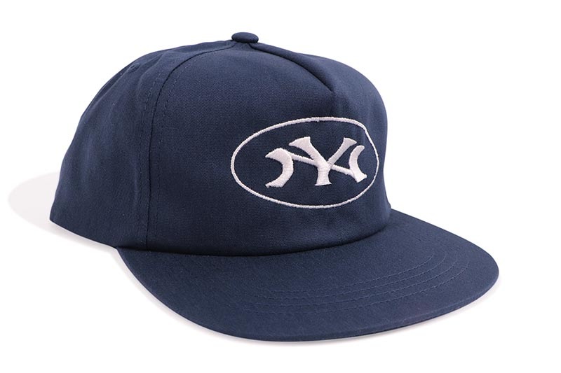 SKELEPHUNK YANKEES WARP SNAPBACK HAT (NAVY)