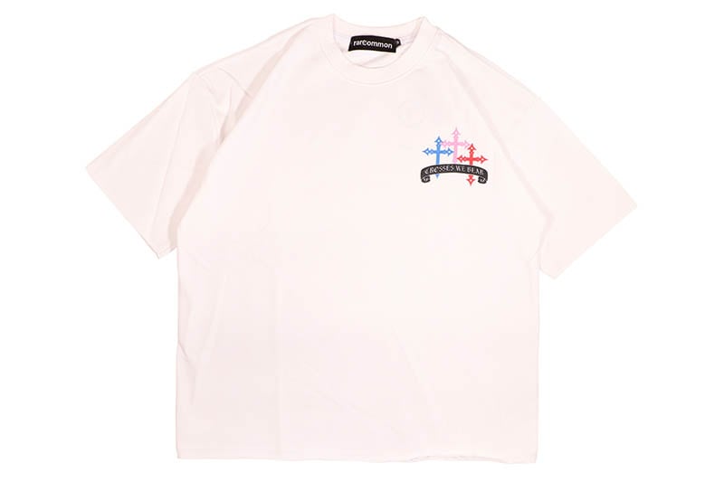 RARE COMMON BEAR CROSSES T-SHIRT (VMTS-2564:WHITE)