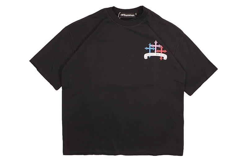 RARE COMMON BEAR CROSSES T-SHIRT (VMTS-2564:BLACK)