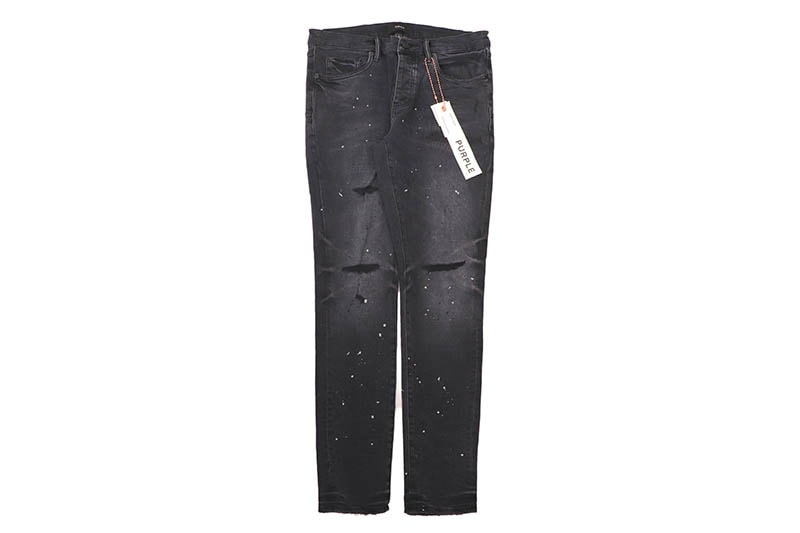 PURPLE BRAND LOW RISE SKINNY JEAN (P001-CRPR524:REFLECTIVE PAINT