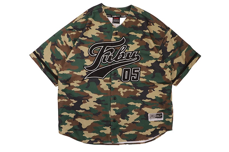 FUBU PATCH BASEBALL SHIRTS (FAM-61720:CAMOUFLAGE)