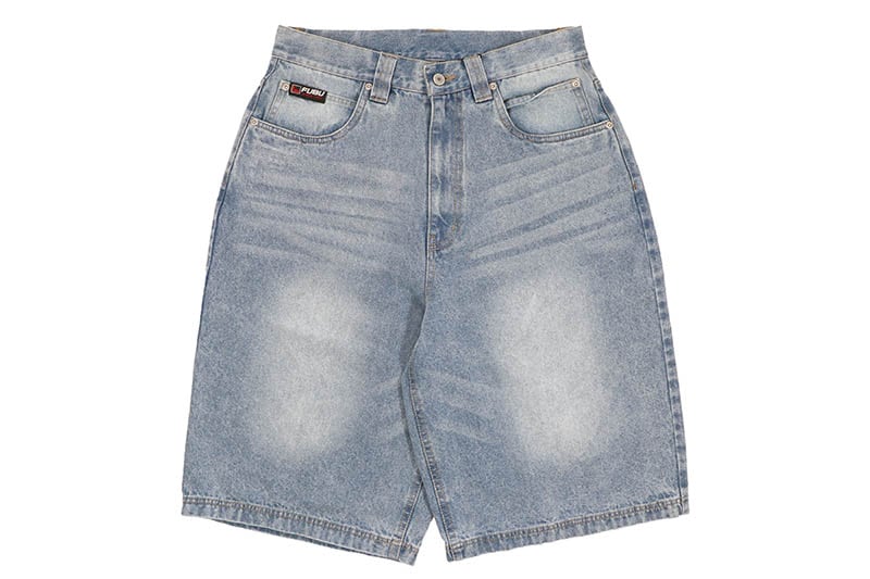FUBU DENIM BAGGY SHORTS (FAM-61507:LIGHT BLUE) | Brand,A-F,FUBU