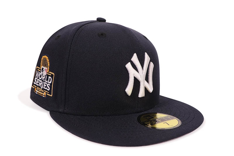 NEW ERA NEW YORK YANKEES 59FIFTY FITTED CAP (2024 WORLD SERIES SIDE PATCH/GREY UNDER VISOR/NAVY) 70945762