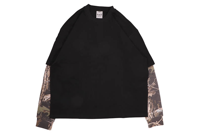 PRO CLUB HEAVYWIDE 2FER THERMAL LONG SLEEVE (BLACK/TREE CAMO) 56PC0104