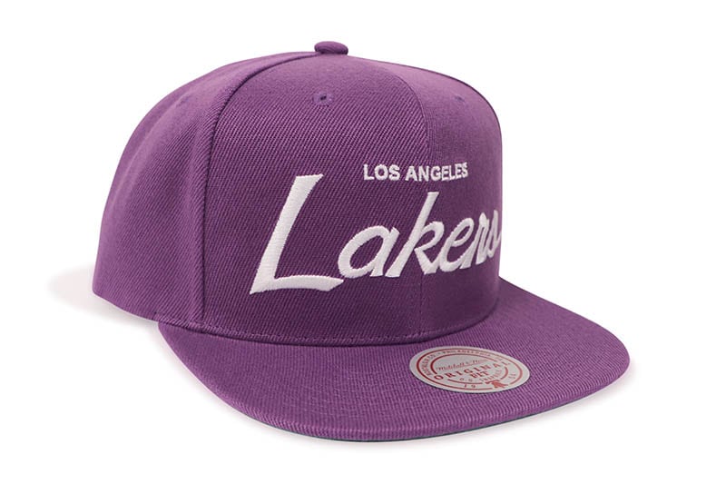 MITCHELL & NESS LOS ANGELES LAKERS HEAD COACH SNAPBACK HAT (HD15035-LALPURP:PURPLE)