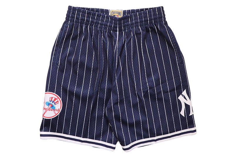 MITCHELL & NESS TEAM ID MESH SHORTS (NAVY) PSHR4434 | Brand,M-R
