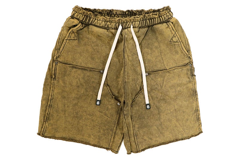 GODSPEED CARPENTER DISTRESSED SHORTS (MADDY BROWN WASH)