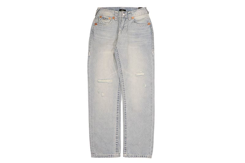 TRUE RELIGION BOBBY DISTRESSED SUPER T BAGGY JEAN 32” (109195:LT
