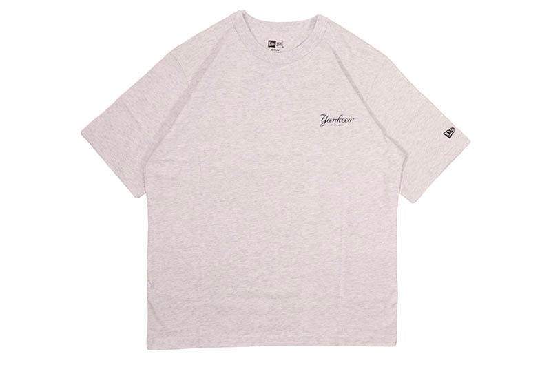 NEW ERA NEW YORK YANKEES COOPERSTOWN WASHED COTTON TEE (ASH GREY) 14856630