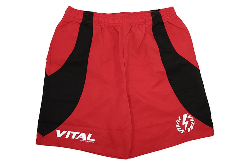 VITAL NYLON SPORT SHORTS (RED)