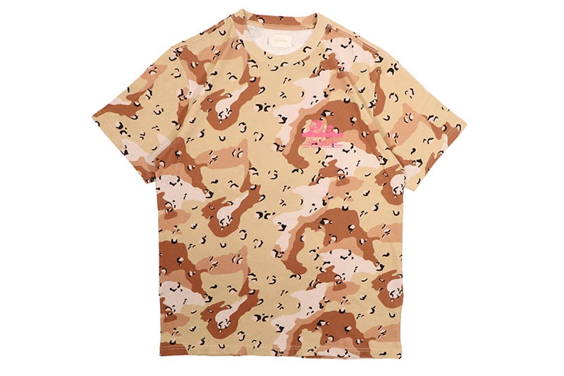 AIME LEON DORE CAMO UNISPHERE T-SHIRTS (DESERT CAMO)