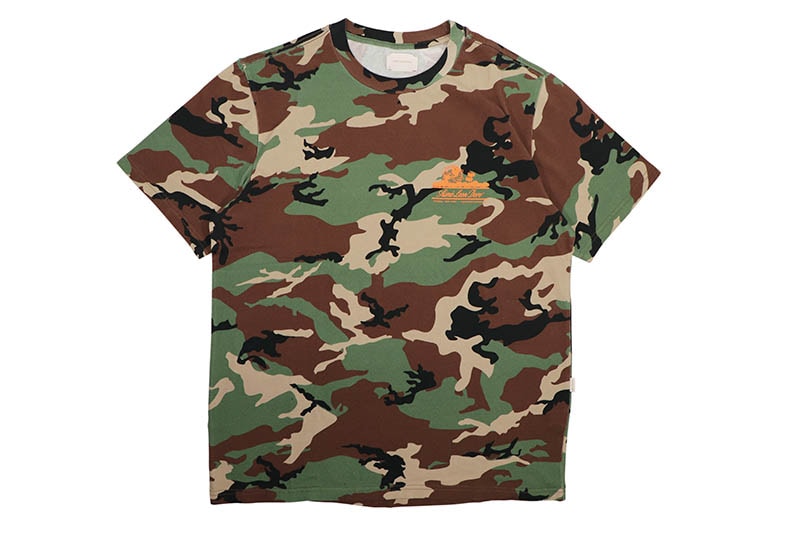 AIME LEON DORE CAMO UNISPHERE T-SHIRTS (FROG CAMO)