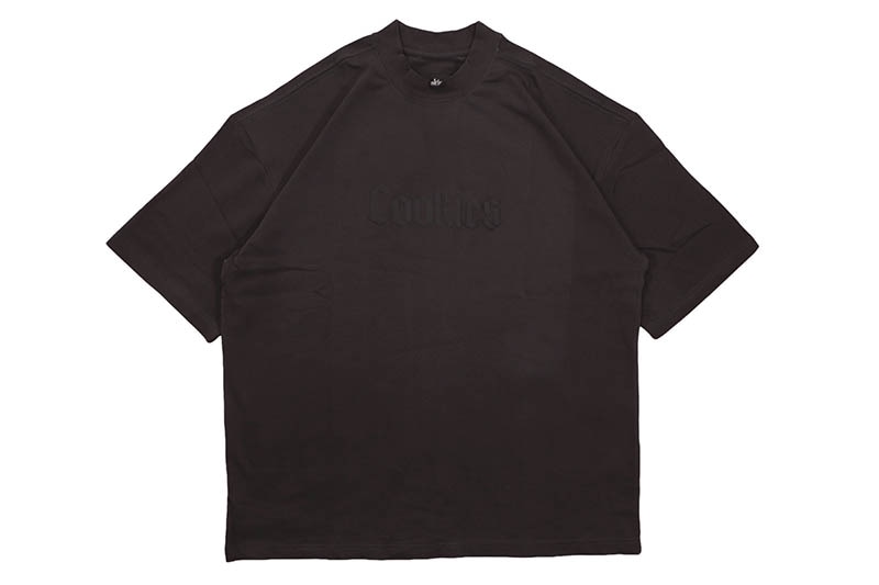 COOKIES CORE KNIT WITH DROPPED SHOULDER (WASHED BLACK) CM253KST15