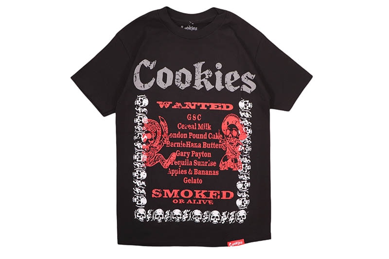 COOKIES WANTED TEE (BLACK) CM262TSP14
